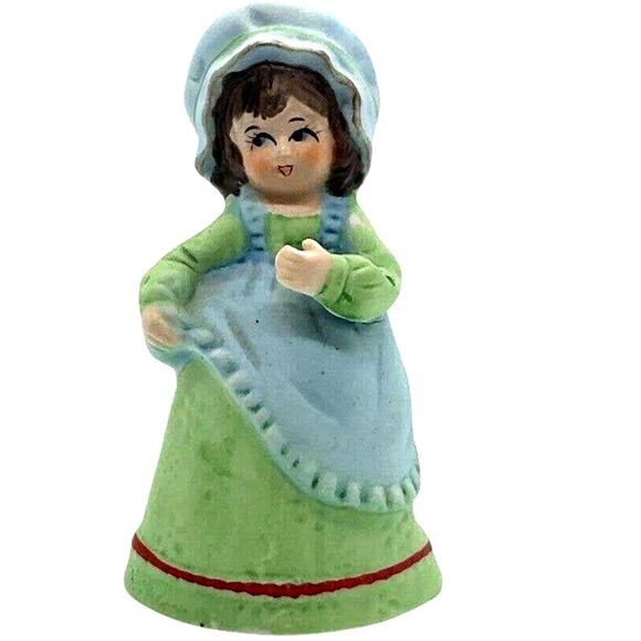 1978 Adorabelles Jasco Bisque Porcelain Bell Vintage Excellent Condition - Picture 1 of 5